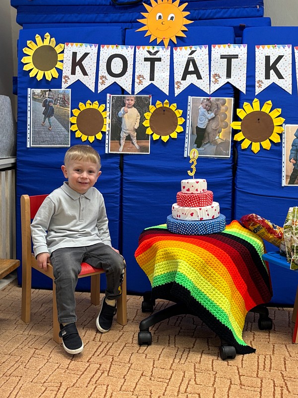 Martínek D. oslavil 3.narozeniny 