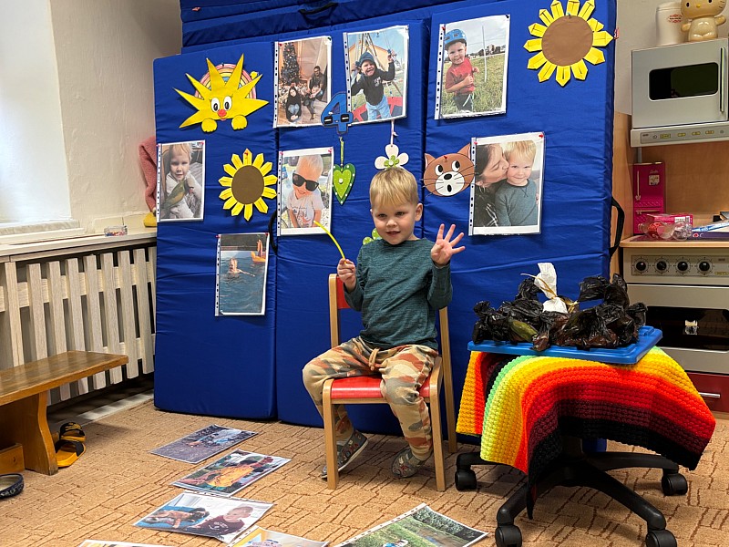 Martínek R.  oslavil 4.narozeniny 