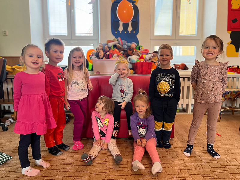 Oslava třetích narozenin Kristýnky