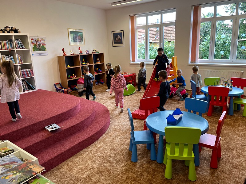 První návštěva knihovny