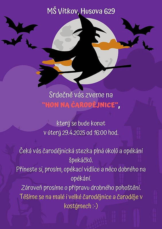 Hon na čarodějnice