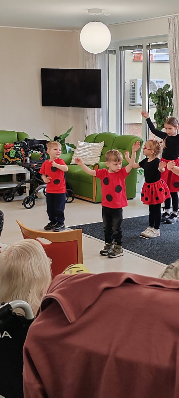 Vystoupení v domově pro seniory