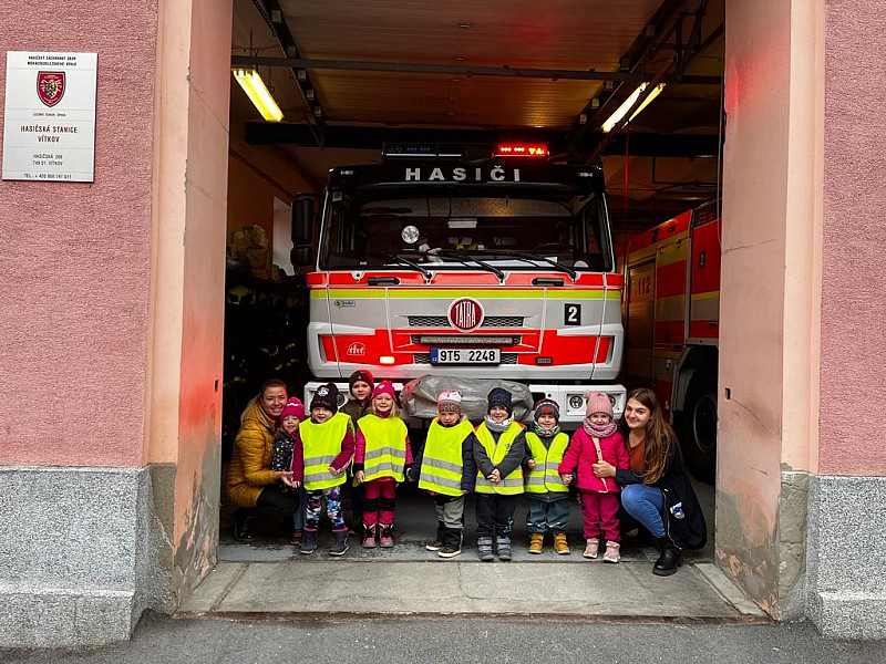 Výlet do hasičské zbrojnice